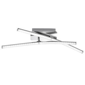 Светодиодный потолочный светильник JUST LIGHT Simon I, металл/пластик - 2 пламени