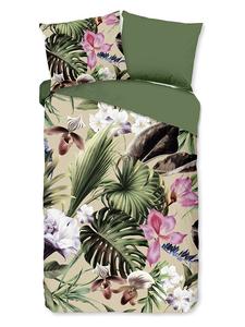 Комплект постельного белья Ирзе в цвете хаки/розовый Good Morning, 200x220 см