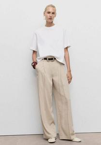 Футболка Mango Basic T-shirt, Off-White