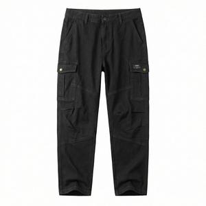 Кargo Pants Unisex Thickened Jeep, pure черный fleece-lined