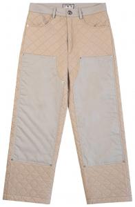 Eric Emanuel EE Стеганые брюки «Тан», коричневый