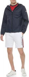 Мужская куртка-дождевик Tommy Hilfiger Simple с капюшоном, Navy