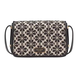 Kate Spade Женская черная жаккардовая сумка кросс-боди