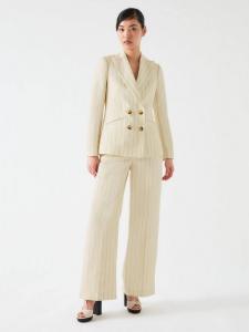 Брюки Amore из льняной смеси L.K.Bennett, Cream/Black