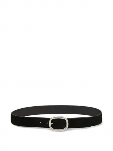 Кожаный ремень Sandro, черный