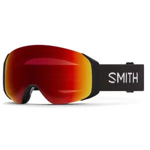 Снежные очки 4D MAG S Smith, Black/ChromaPop Sun Red Mirror