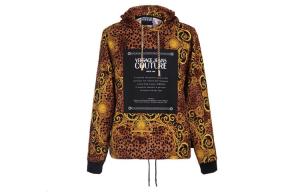 VERSACE JEANS COUTURE Толстовка с капюшоном мужская black