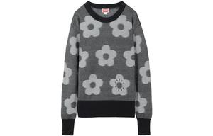Свитер женский Kenzo Flower Spot-jacquard, черный