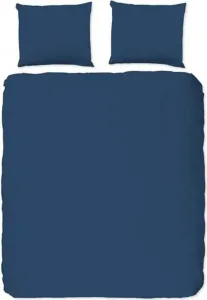 Комплект постельного белья однотонный 200×200/220 см джинсовый Good Morning