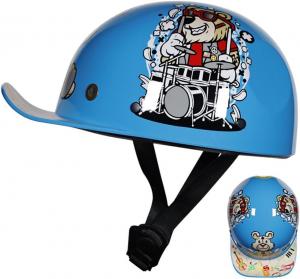 Шлем детский Yagteycll для скутера, синий / серый