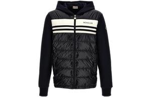Moncler Панельная стеганая хлопковая куртка, Dark Blue
