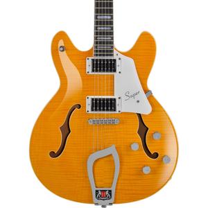 Электрогитара Hagstrom Super Viking Flame Maple Dandy Dandelion