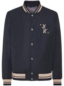 Billionaire бомбер с вышитым логотипом, синий