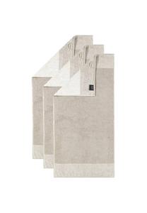 Набор полотенец Cawö Luxury Home, 3 штуки, 50x100 см, кремовый