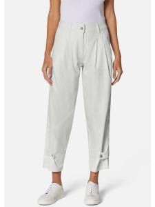 MADELEINE Широкие джинсы 7/8 белого цвета