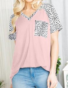 Футболка с карманом цвета пыльной розы HEIMISH USA, цвет dusty rose