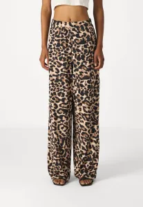 Широкие брюки vileoa rw Vila, Black/Leo