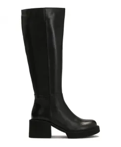 Высокие сапоги женские Kazar, черный