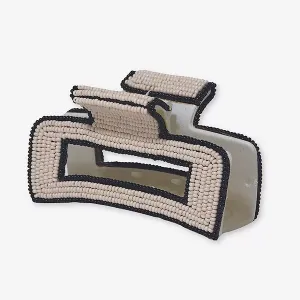 Заколка-Краб для волос Lola из бисера Ink+Alloy, ivory