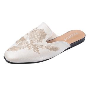 Сандалии женские с закрытым носком, нескользящие и устойчивые к запахам WUJI, Beige