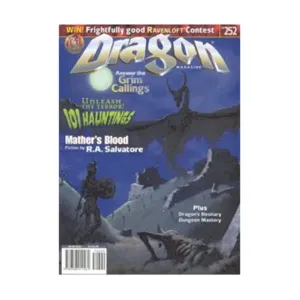 Журнал #252 "101 Hauntings Harpers", Dragon Magazine #251 - #300