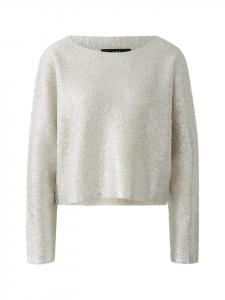 Свитер с серебряным камнем Oui
