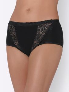 Sloggi Черные трусы с высокой талией