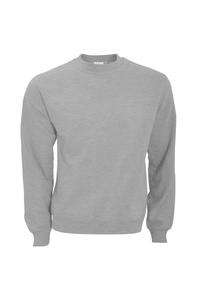 Толстовка с круглым вырезом B&C, серый