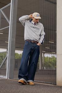 Джемпер iets frans... LOGO UNISEX, Grey