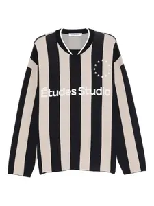 Полосатый свитер Études Studio, нейтральный