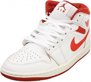 Кроссовки Nike Air Jordan 1 Mid SE для мужчин, White Lobster Dune Red Sail 160