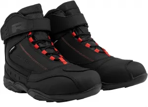 Мотоциклетные ботинки Richa Slick CE из кожи, короткие, до щиколотки, городские, туристические, водонепроницаемые, Black Red