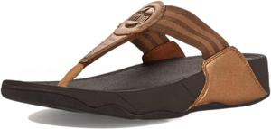 Сандалии FitFlop Walkstar с ремешком между пальцами, Bronze