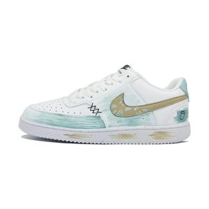 Nike Court Vision 1 Mint Milk Tea термоамортизация лоу-топ скейтборд обувь unisex светло-зеленый желтый