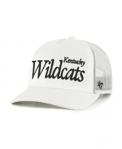 Мужская и женская кремовая бейсболка Kentucky Wildcats Foundation Script с регулируемой застежкой '47 Brand