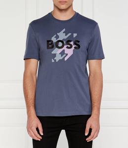 Футболка BOSS BLACK Regular Fit, темно-синий