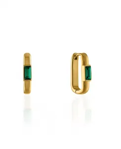 Серьги с кубическим цирконием от Хвердаг Oma The Label, gold