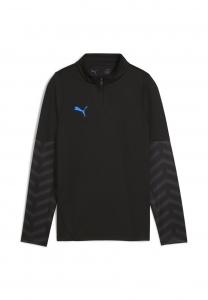 Топ Puma Long sleeved top, Black/White/Ultra Blue/Black