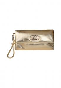 Клатч LOLA CASADEMUNT Clutch, Gold/Gold-Coloured