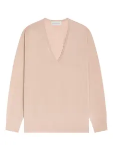 Свитер с V-образным вырезом Dries Van Noten, нейтральный