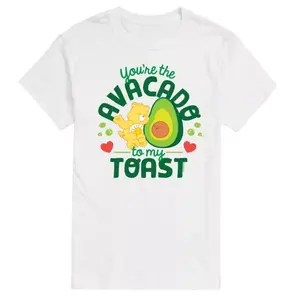 Футболка мужская Care Bears "Авокадо на тост" с принтом Licensed Character, белый
