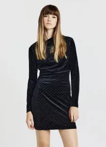 Элегантное платье в горошек Calliope, Ultrablack