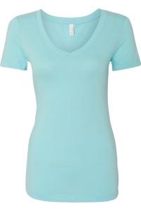 Футболка Next Level Women's Ideal с V-образным вырезом, цвет cancun