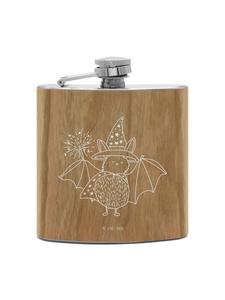 Mr. & Mrs. Panda Фляжка Flachmann Chinchilla Blume ohne Spruch in Braun