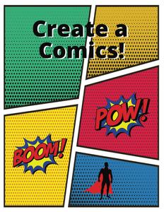 Create a Comics! Blank Comic Book Panels Draw Your Own Comics 110 Pages with Comic Cells 8.5x11: Extended Awesome Edition! (Independently published)