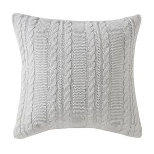 VCNY Dublin Декоративная подушка косой вязки VCNY Home, белый