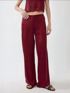 Широкие брюки Hiccup, Wine Red