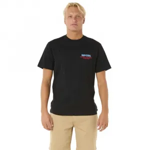 Футболка с коротким рукавом Rip Curl Surf Revival Ding Repair, черный