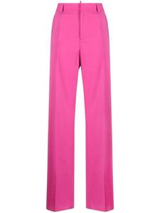 Dsquared2 широкие брюки с завышенной талией, розовый