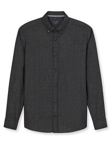 OLYMP Повседневная рубашка - стандартный крой - черного цвета